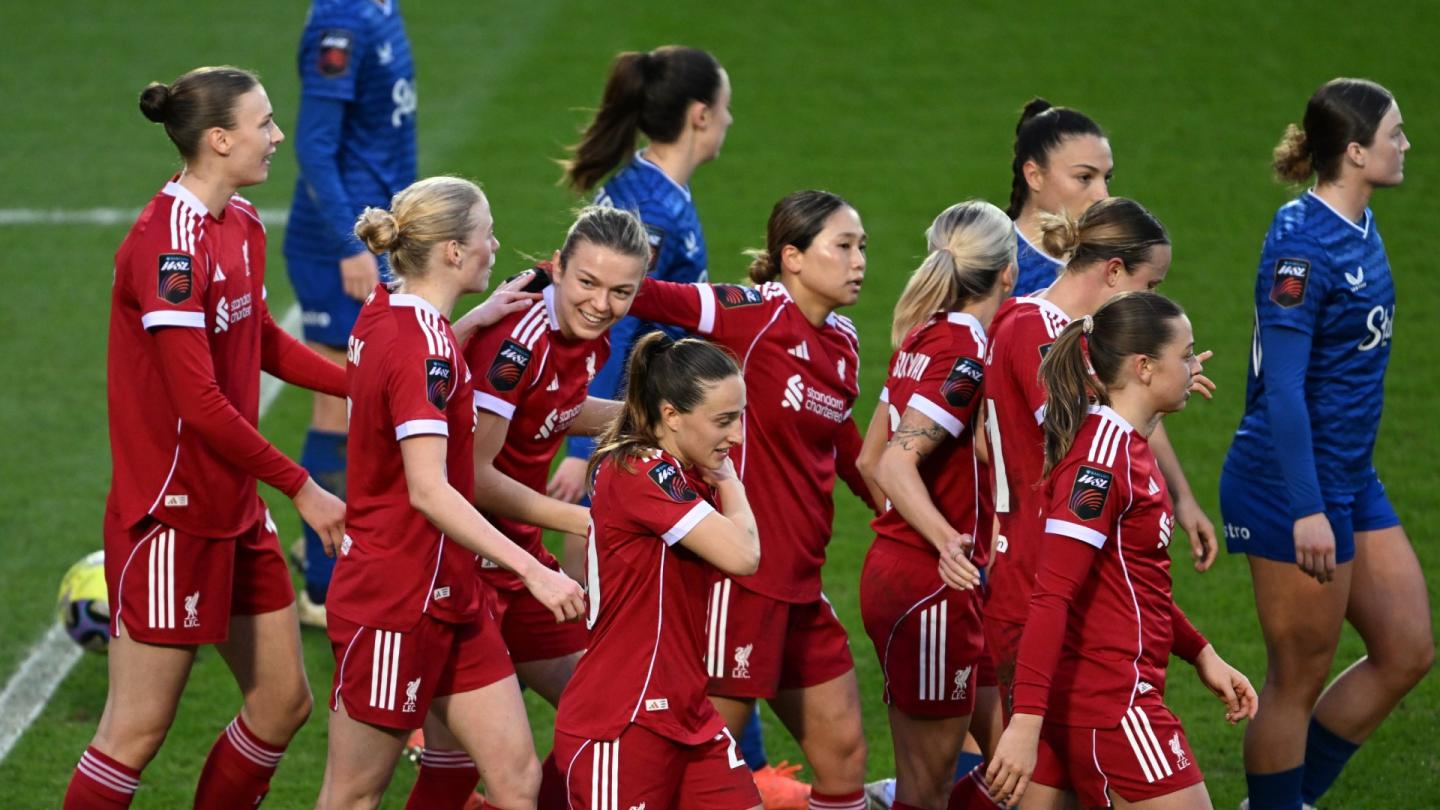 Liverpool beat Everton to reach Adobe Women's FA Cup quarter-finals
