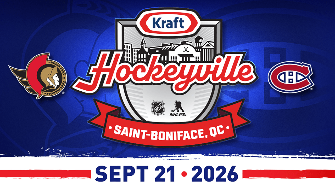 Senators, Canadiens to play Kraft Hockeyville 2025 preseason game in Trois-Rivières