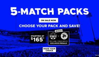 5-Match Packs: ON SALE NOW!