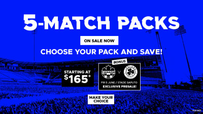 5-Match Packs: ON SALE NOW!
