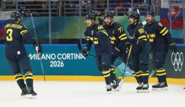 Pettersson scores twice, Team Sweden defeats Slovakia