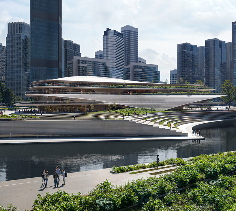 zaha hadid architects to design series of cultural buildings along canal in hangzhou, china