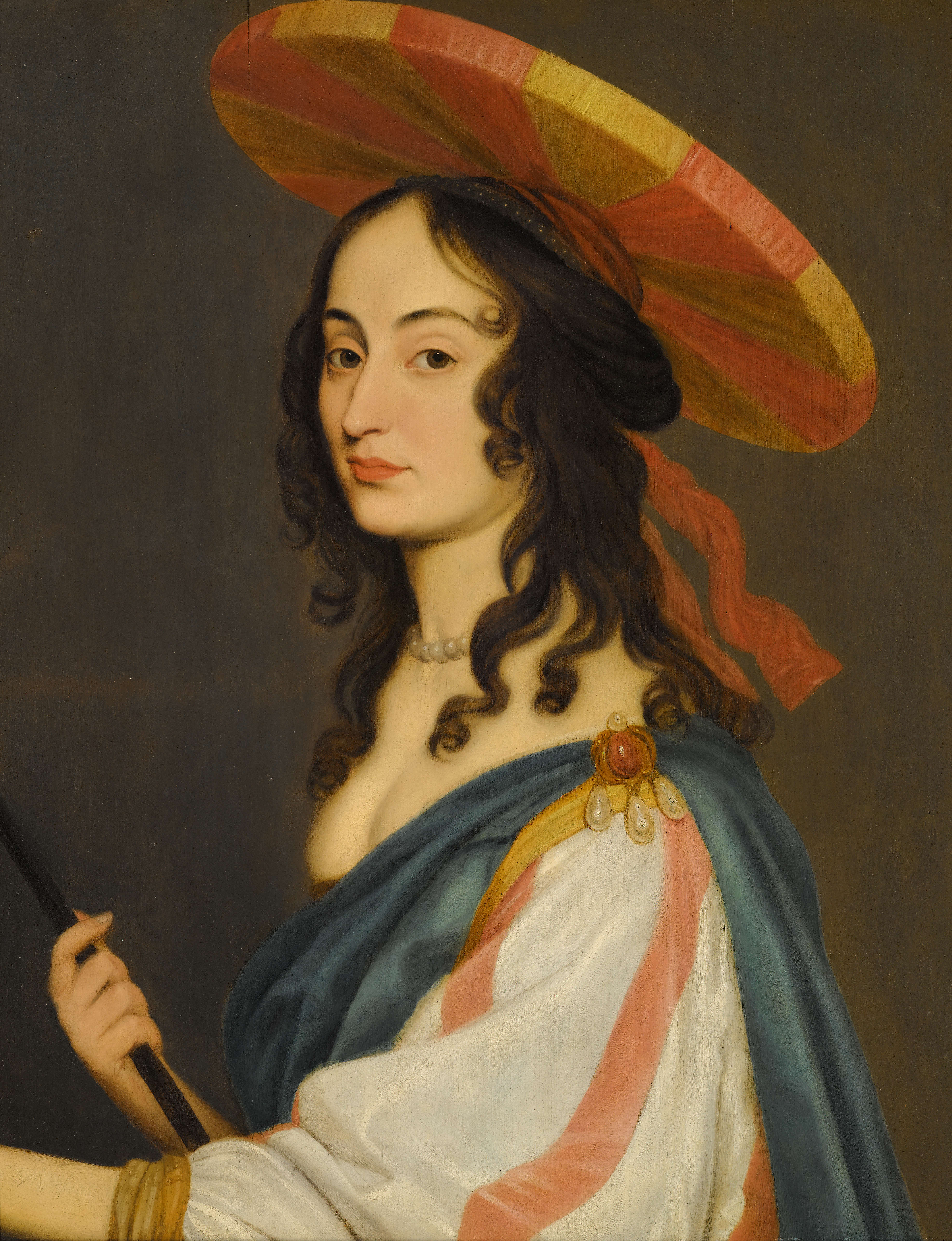 Painting of Louise Hollandine of the Palatinate in a self-portrait.