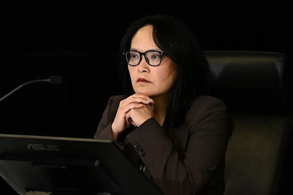 NDP MP Jenny Kwan appears as a witness at the Foreign Interference Commission in Ottawa, on Wednesday, Sept. 18, 2024. THE CANADIAN PRESS/Justin Tang