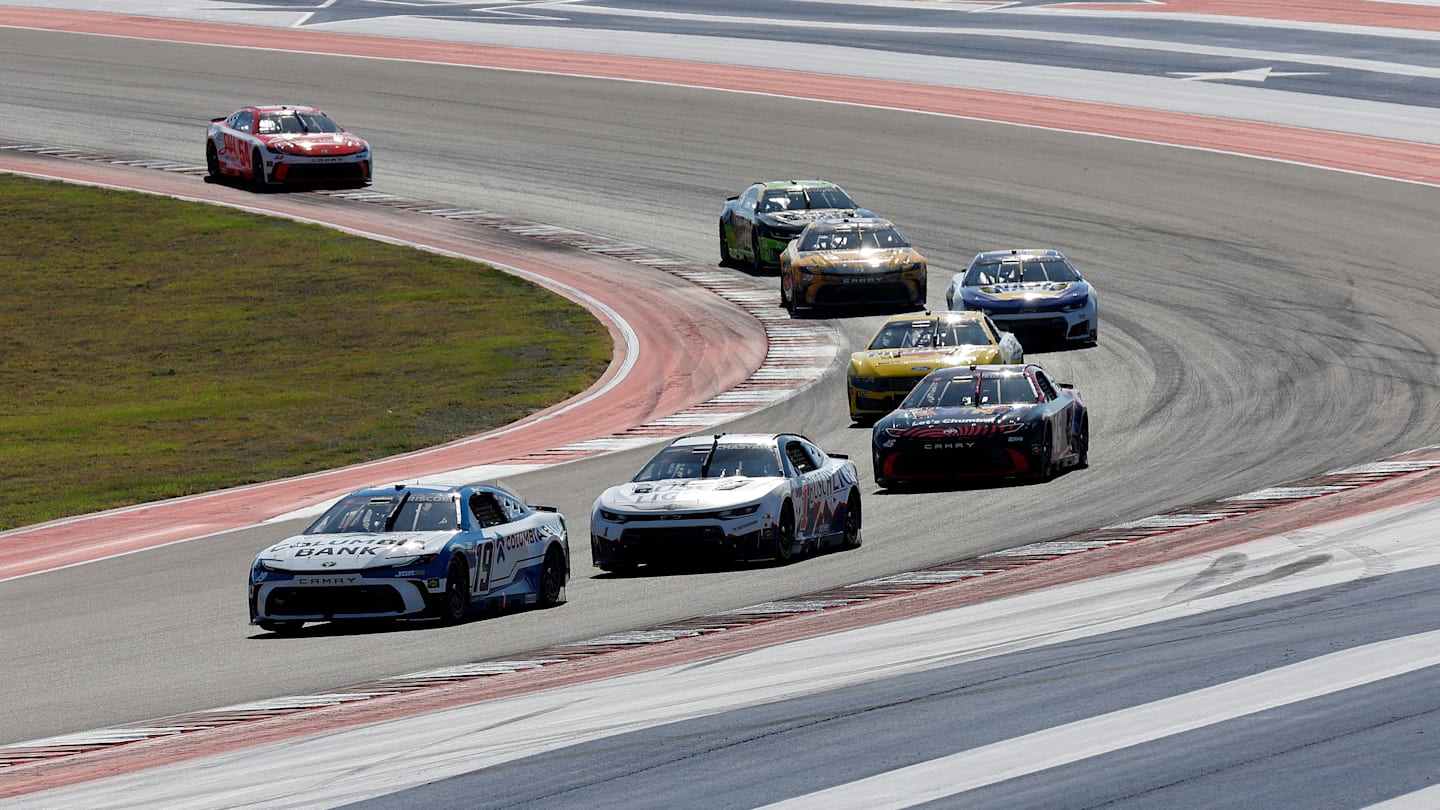 Chase Briscoe, Joe Gibbs Racing, Ross Chastain, Trackhouse Racing, Tyler Reddick, 23XI Racing, Circuit of the Americas (COTA), NASCAR
