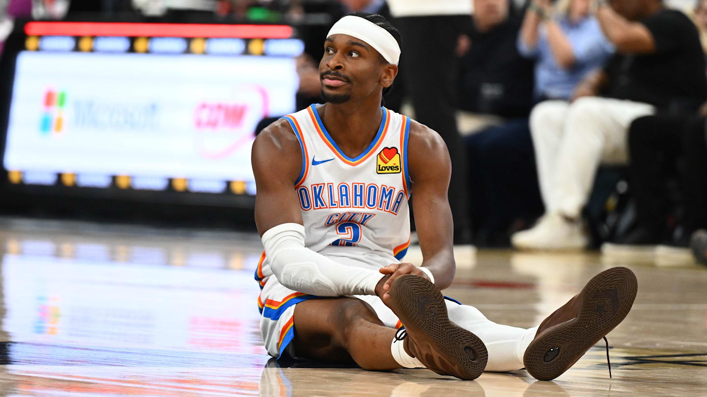 Mar 21, 2026; Washington, District of Columbia, USA; Oklahoma City Thunder guard Shai Gilgeous-Alexander (2) on the court against the Washington Wizards during the second half at Capital One Arena. Mandatory Credit: Brad Mills-Imagn Images