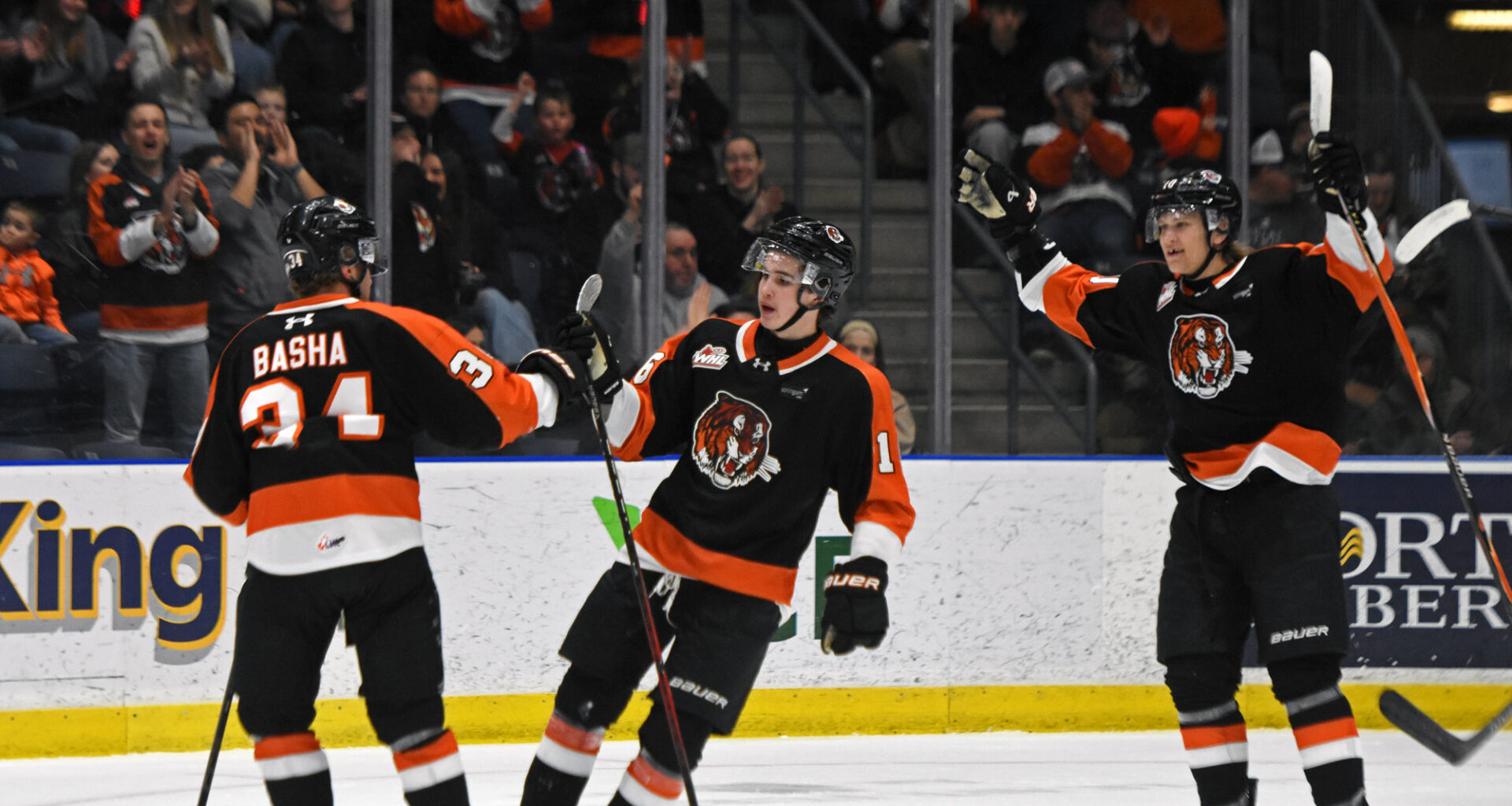 Tigers score eight straight in win Saturday over Calgary