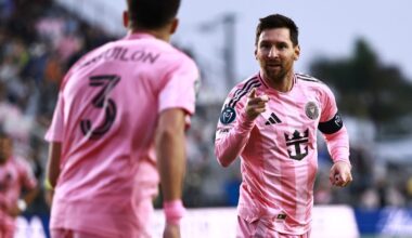 Inter Miami's Lionel Messi scores milestone 900th goal, joining Ronaldo