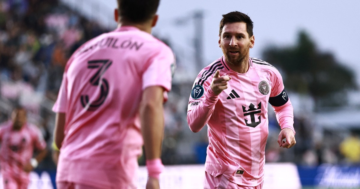 Inter Miami's Lionel Messi scores milestone 900th goal, joining Ronaldo