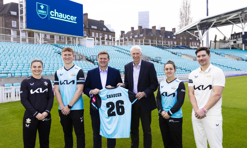 Chaucer signs Surrey County Cricket Club as first major sports partner