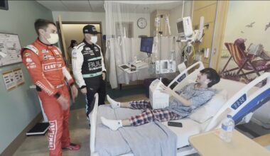 NASCAR drivers bring smiles to Rady Children’s Hospital ahead of historic race in Coronado