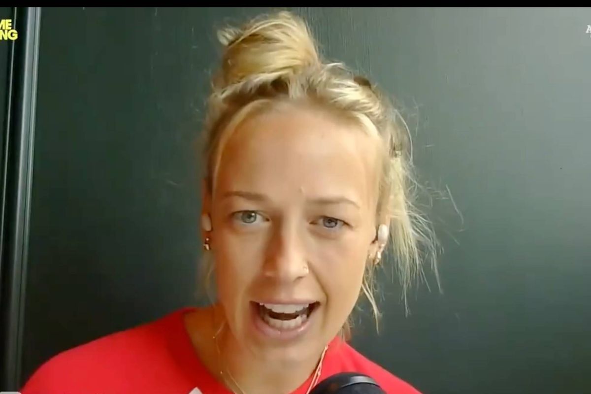 Sophie Cunningham reacted candidly when asked about implants during a podcast discussion