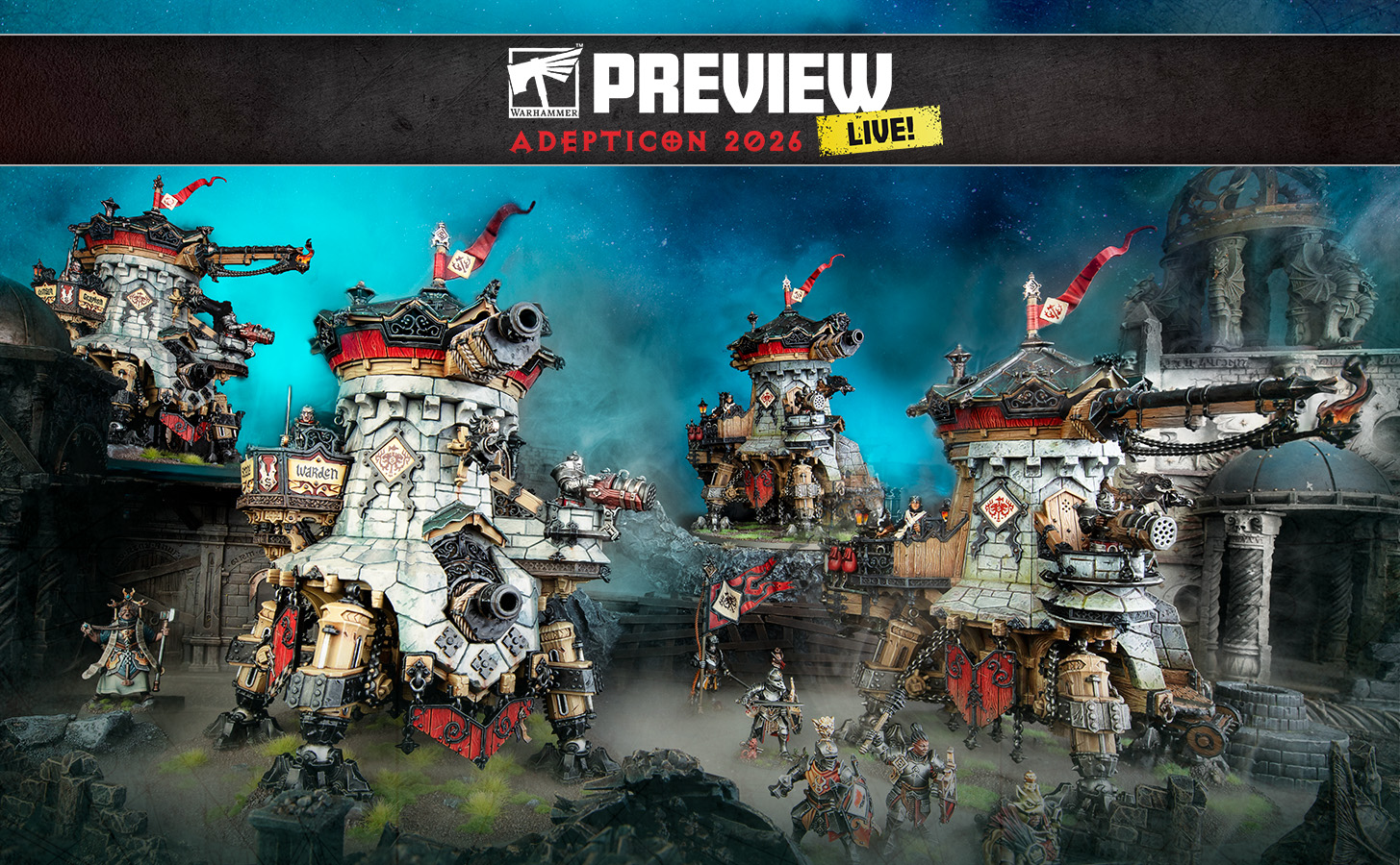 AdeptiCon Preview 2026 – Massive walking Cogforts lead new Cities of Sigmar reinforcements - Warhammer Community