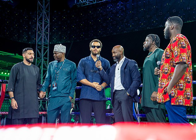 The likes of Moses Itauma, David Adeleye and Lawrence Okolie all watched the event live