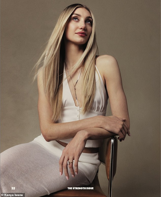 The Sparks forward showed off her own athletic physique as she posed for The Strength Issue