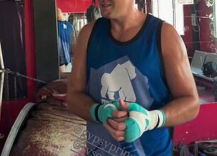 Tyson Fury (pictured) has revealed his son Prince John James wants to become a pro boxer like him