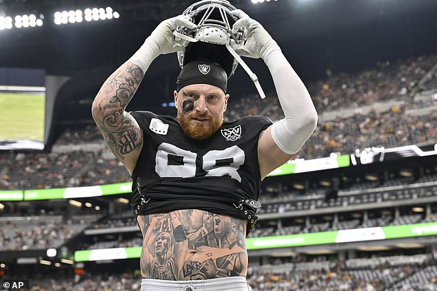 The Raiders are getting two first-round picks for Crosby, 28, from the Baltimore Ravens