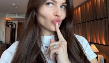 Thylane Blondeau, 24, admitted she has forever struggled to live up to her title as 'the most beautiful girl in the world' and has tried to hammer home that she is just a 'human being'