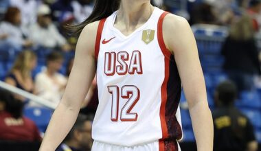 Caitlin Clark left fans baffled with her bizarre antics after Team USA beat Italy on Saturday