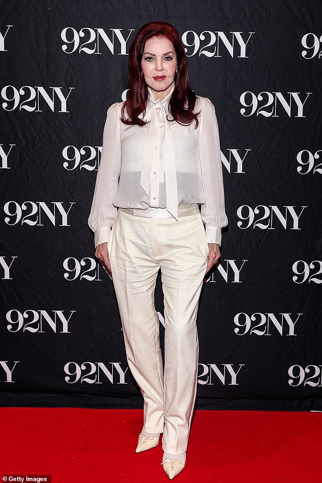 Priscilla Presley, who was wed to Elvis Presley, shared on social media: 'I¿m so sad to hear that my Karate instructor and friend Chuck Norris has passed away. He will be forever missed -P.' Seen in September