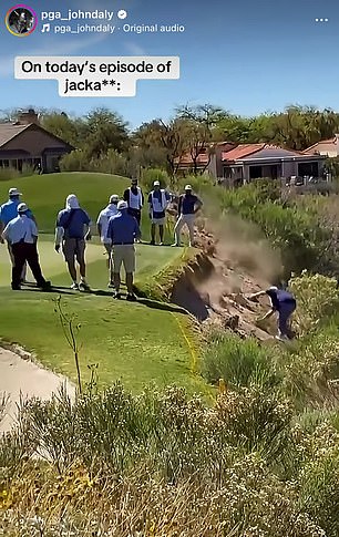 Golf icon John Daly slipped at a recent event after undergoing 16 surgeries in four years