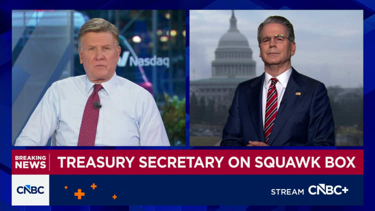 Watch CNBC's full interview with Treasury Secretary Scott Bessent