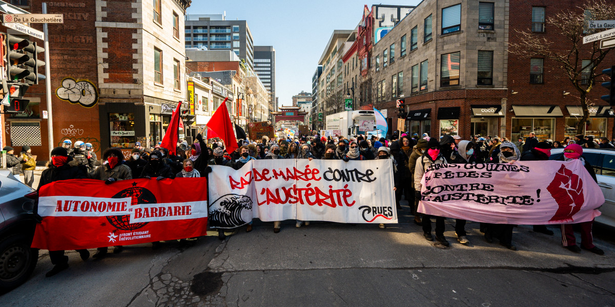 Hundreds of Montreal students participate in march against austerity