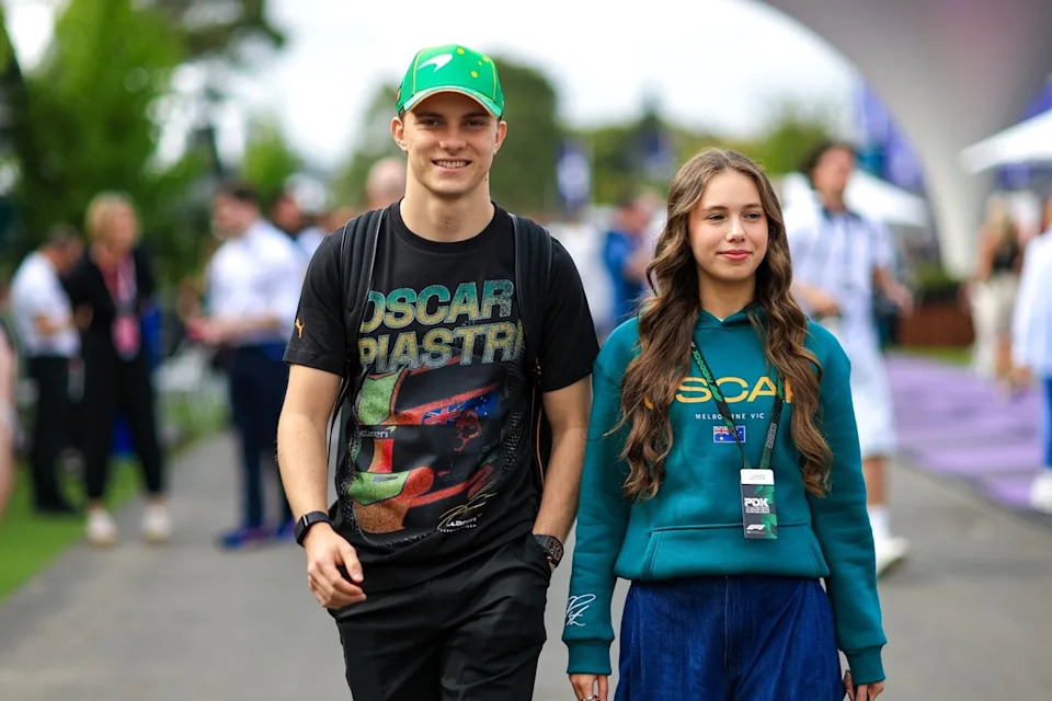Oscar Piastri, McLaren, Lily Zneimer