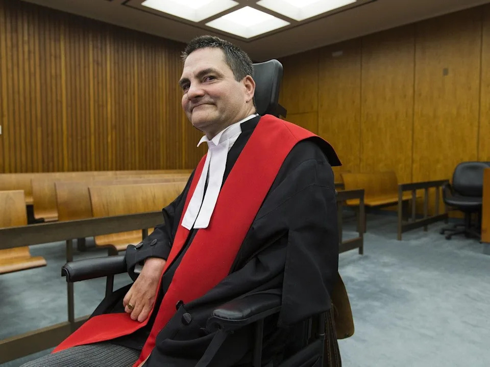  Court of King’s Bench Justice Jody Fraser before his swearing-in in 2017.
