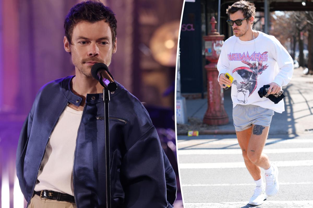 Harry Styles walks the 5-mile commute from Brooklyn to 'Saturday Night Live' rehearsals