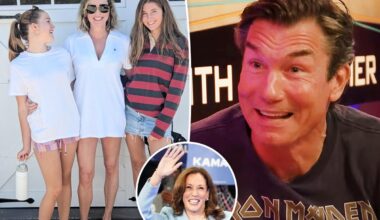 Rebecca Romijn and daughters got 'physical' with Jerry O'Connell over Kamala Harris comments