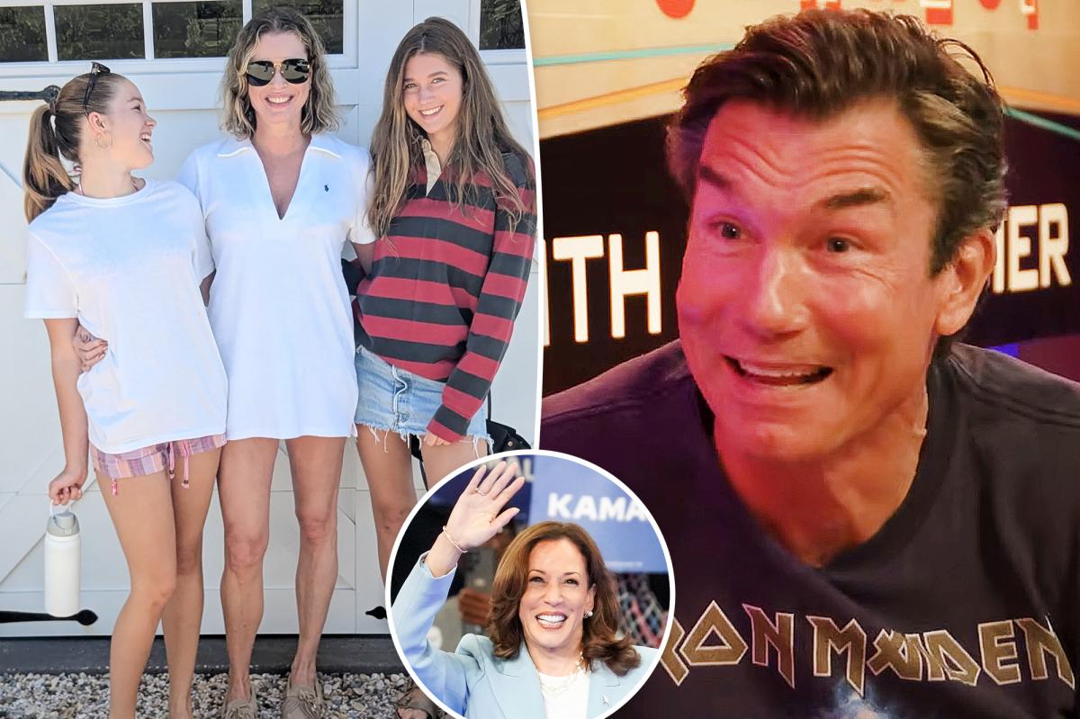 Rebecca Romijn and daughters got 'physical' with Jerry O'Connell over Kamala Harris comments