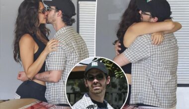 Joe Jonas and girlfriend Tatiana Gabriela have passionate airport makeout session