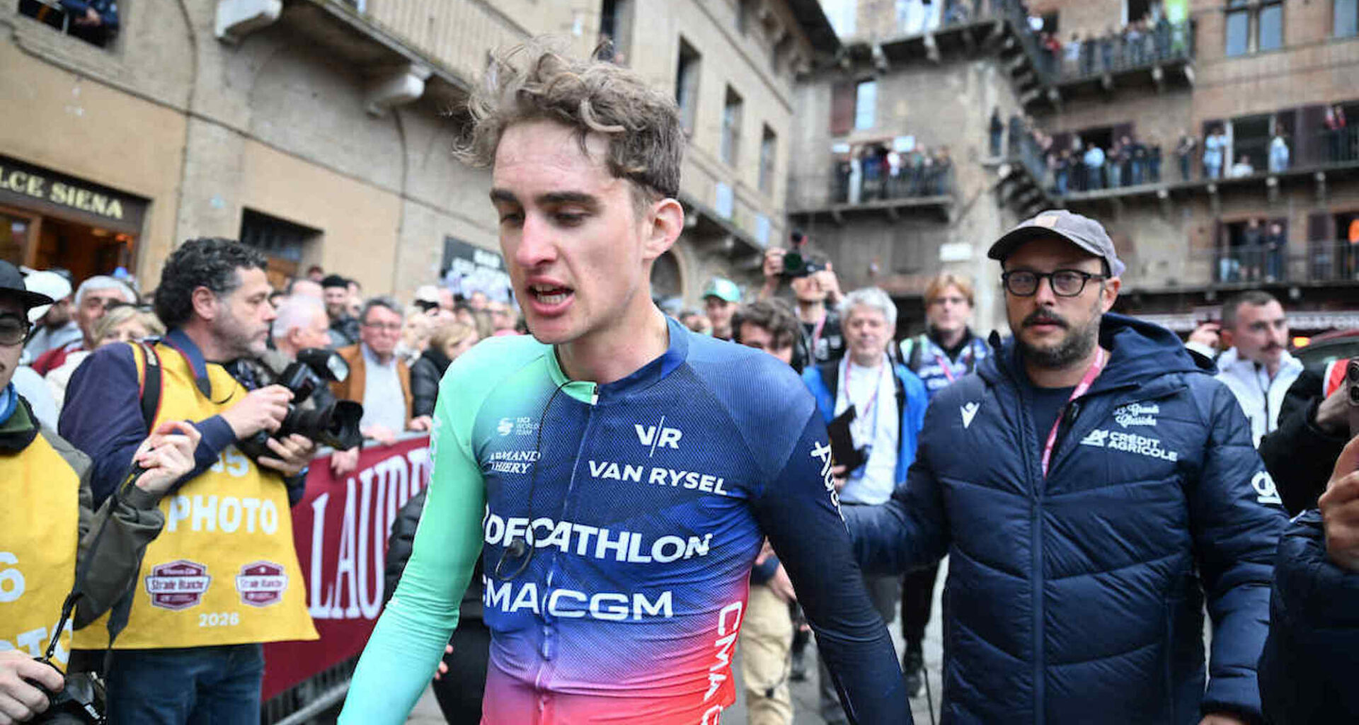 Paul Seixas calls out 'strange' UAE strategy at Strade Bianche