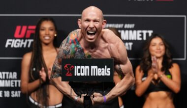 UFC Vegas 114 early weigh ins video results, live updates