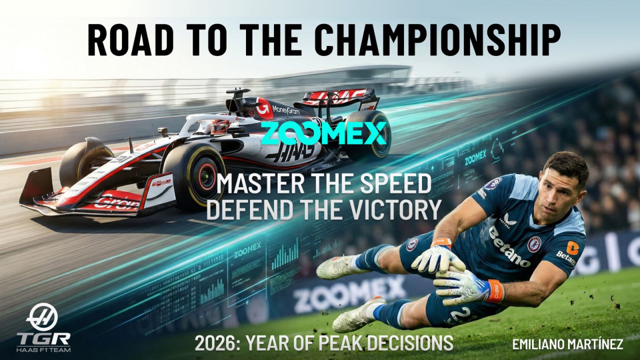 Zoomex Teams Up with TGR Haas F1 Team and Emiliano Martínez