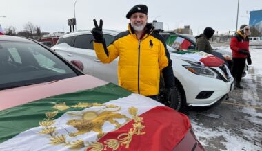 Winnipeggers with ties to Iran celebrate at rally after U.S., Israel launch major attack