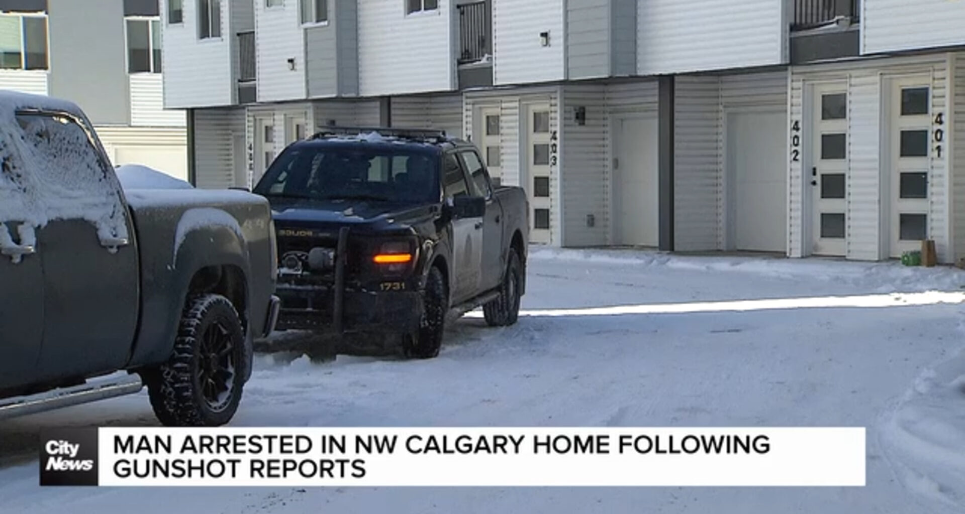 Man arrested in NW Calgary home following gunshot reports