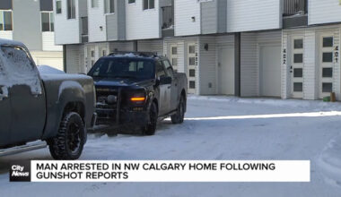 Man arrested in NW Calgary home following gunshot reports