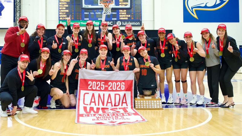 CHAMPIONS! Dinos women's hoops claims Canada West crown