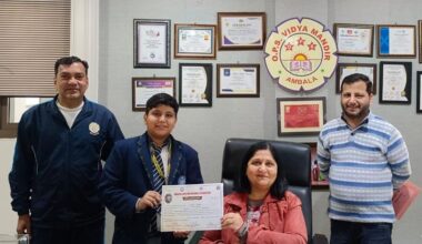 OPS Vidya Mandir, Ambala's student showcases excellence in boxing