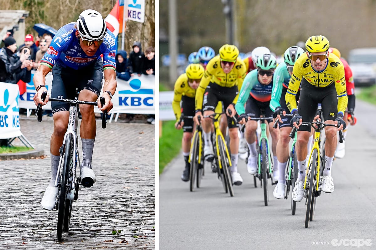 Back to the drawing board for some, as Van der Poel tempts fate