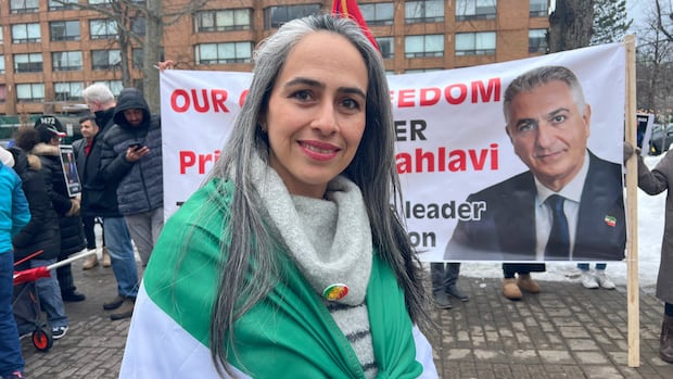 Celebrations in downtown Halifax mark fall of Iran's supreme leader