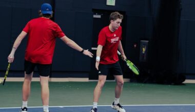 Men's Tennis Tripped Up at Nationally-Ranked Tennessee Sunday