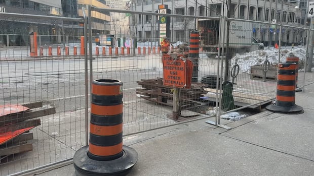 Bay Street and College Street intersection to be closed Monday until mid-April