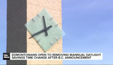 Edmontonians hope Alberta follows B.C. in eliminating daylight savings time changes
