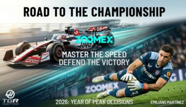 Zoomex Teams Up with TGR Haas F1 Team and Emiliano Martínez to Launch Its 2026 Road to the Championship