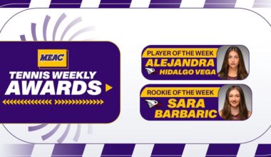 Eagles Sweep MEAC Women’s Tennis Weekly Awards