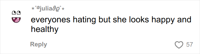 Comment text on social media discussing JoJo Siwa revealing painful aftermath of wedding with Chris Hughes.