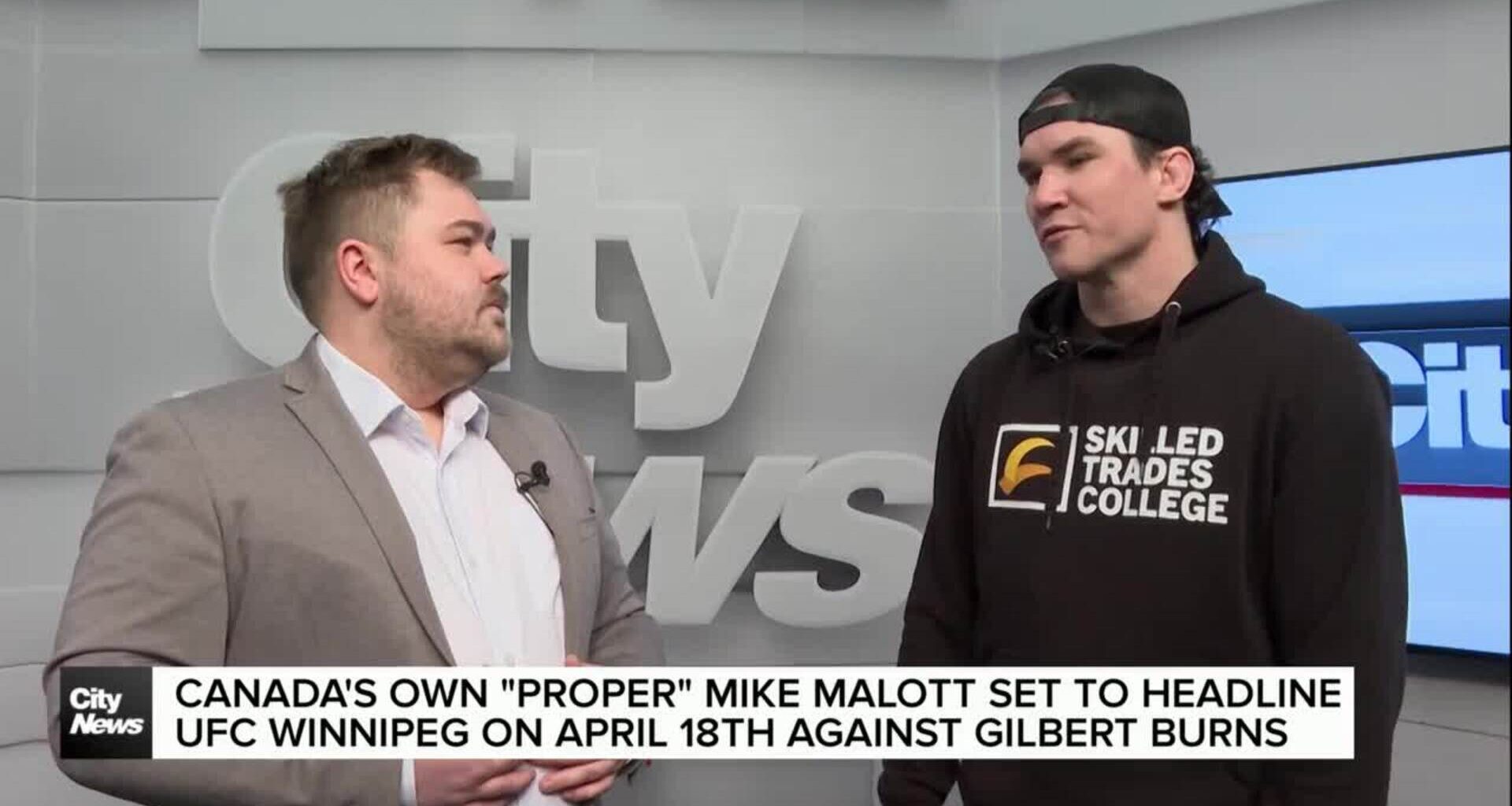 Canada’s own ‘Proper’ Mike Malott set to headline UFC Winnipeg in April